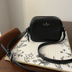 Kate Spade Black Leather Crossbody Bag